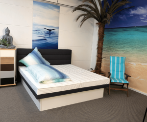 Wasserbett Lederoptik